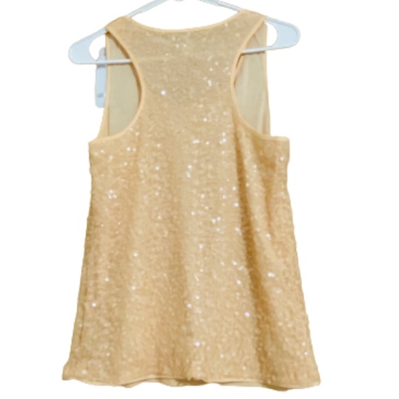 Forever 21 Sequin Peach Tank Top - Picture 2 of 3